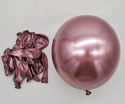 735 BALONY 13cm CHROMOWANE SILVER ROSE GLOSSY 100szt.