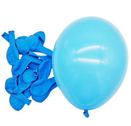 151 BALONY LATEKS. 100szt. BŁĘKITNE 27cm