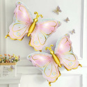 BALON FOLIOWY PASTELOWY MOTYL 52x79cm NA POWIETRZE LUB HEL