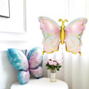 BALON FOLIOWY PASTELOWY MOTYL 52x79cm NA POWIETRZE LUB HEL