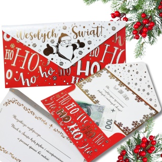 4940 KOPERTA PODARUNKOWA NA PIENIĄDZE VOUCHER KARTĘ PODARUNKOWĄ