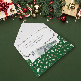 5008 KOPERTA PODARUNKOWA NA PIENIĄDZE VOUCHER KARTĘ PODARUNKOWĄ