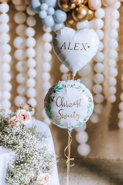 BALON FOLIOWY NA CHRZEST 45cm BIAŁY CHRZEST ŚWIĘTY BALON FOLIOWY NA CHRZEST 45cm BIAŁY CHRZEST ŚWIĘTY