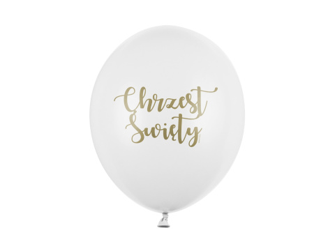BALONY LATEKSOWE BIAŁE NA CHRZEST 30cm 6sztuk CHRZEST ŚWIĘTY BALONY LATEKSOWE BIAŁE NA CHRZEST 30cm 6sztuk CHRZEST ŚWIĘTY