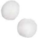 POMPONY DEKORACYJNE POMPONIKI 15mm BIAŁE 200szt.!