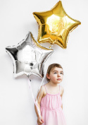 BALON FOLIOWY SREBRNA GWIAZDKA 48cm BŁYSZCZĄCA BALON FOLIOWY SREBRNA GWIAZDKA 48cm BŁYSZCZĄCA
