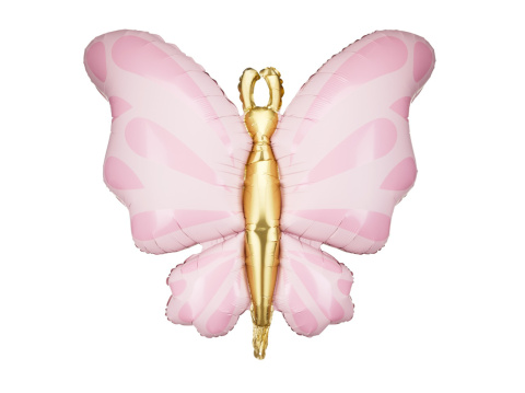 BALON FOLIOWY RÓŻOWY MOTYL 101x83cm BALON MOTYL BALON FOLIOWY RÓŻOWY MOTYL 101x83cm BALON MOTYL