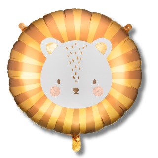 BALON FOLIOWY LEW 67x70cm KRÓL LEW ANIMAL PARTY