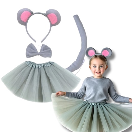 MYSZKA STRÓJ NA BAL KOSTIUM SPÓDNICZKA OPASKA 2-5lat