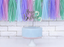 TOPPER HAPPY BIRTHDAY SREBRNY LUSTRZANY 22,5cm DEKORACJA TORTU TOPPER HAPPY BIRTHDAY SREBRNY LUSTRZANY 22,5cm DEKORACJA TORTU