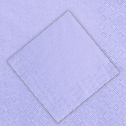 SERWETKI GŁADKIE LILIOWE 20szt. 33x33cm TRÓJWARSTWOWE