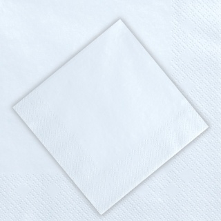 SERWETKI GŁADKIE BŁĘKITNE 20szt. 33x33cm TRÓJWARSTWOWE