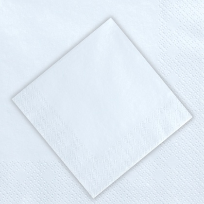 SERWETKI GŁADKIE BŁĘKITNE 20szt. 33x33cm TRÓJWARSTWOWE