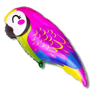 BALON FOLIOWY KOLOROWA PAPUGA 89cm ANIMAL PARTY