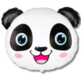 BALON FOLIOWY PANDA 65cm BALON PANDA JUNGLE PARTY