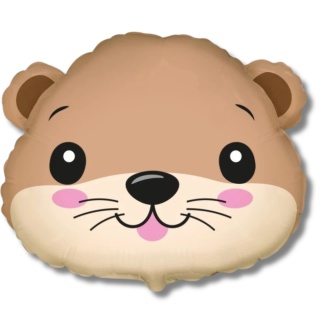 BALON FOLIOWY WYDRA 62cm LEŚNE PARTY