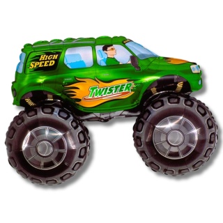 BALON FOLIOWY ZIELONY MONSTER TRUCK 96cm MOTO PARTY