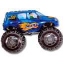 BALON FOLIOWY NIEBIESKI MONSTER TRUCK 96cm MOTO PARTY