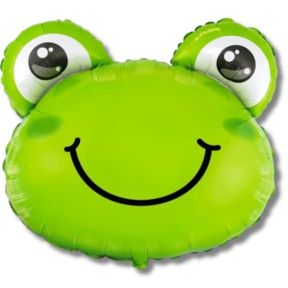 BALON FOLIOWY ŻABA 70cm ZIELONA ŻABKA LEŚNE PARTY