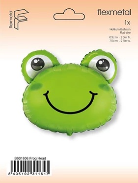 BALON FOLIOWY ŻABA 70cm ZIELONA ŻABKA LEŚNE PARTY