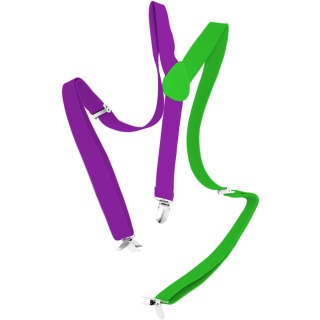 FIOLETOWO-ZIELONE SZELKI DLA MĘŻCZYZN PRZEBRANIE