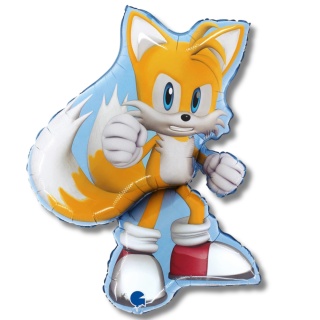 BALON FOLIOWY SONIC LIS TAILS 66cm BALON METALIZOWANY
