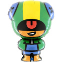 BALON FOLIOWY BRAWL STARS LEON 81cm URODZINY BRAWL STARS