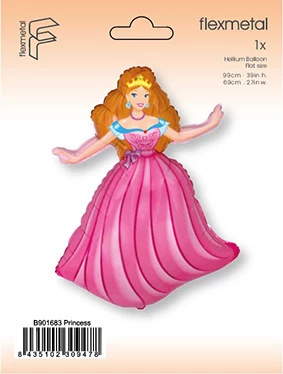 BALON FOLIOWY KSIĘŻNICZKA 90cm BALON PRINCESS BALON FOLIOWY KSIĘŻNICZKA 90cm BALON PRINCESS