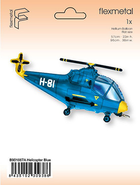 BALON FOLIOWY NIEBIESKI HELIKOPTER 96cm PODNIEBNE PARTY BALON FOLIOWY NIEBIESKI HELIKOPTER 96cm PODNIEBNE PARTY