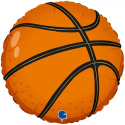 BALON FOLIOWY PIŁKA DO KOSZYKÓWKI 45cm BALON KOSZYKÓWKA