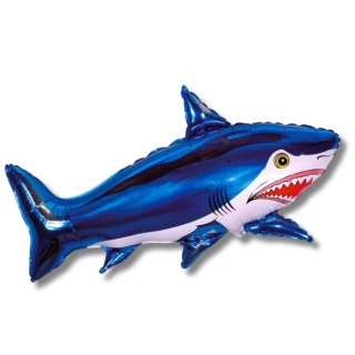 BALON FOLIOWY REKIN 105cm BALON METALIZOWANY OCEAN PARTY