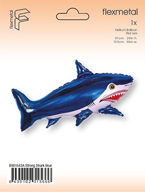 BALON FOLIOWY REKIN 105cm BALON METALIZOWANY OCEAN PARTY