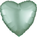 BALON FOLIOWY SERCE MIĘTOWE 43cm SATYNOWE LUSTRE MINT GREEN BALON FOLIOWY SERCE MIĘTOWE 43cm SATYNOWE LUSTRE MINT GREEN