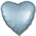 BALON FOLIOWY SERCE NIEBIESKIE 43cm SATYNOWE LUSTRE PASTEL BLUE BALON FOLIOWY SERCE NIEBIESKIE 43cm SATYNOWE LUSTRE PASTEL BLUE