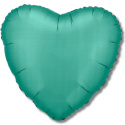 BALON FOLIOWY SERCE ZIELONE 43cm SATYNOWE LUSTRE JADE GREEN BALON FOLIOWY SERCE ZIELONE 43cm SATYNOWE LUSTRE JADE GREEN