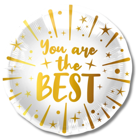 BALON FOLIOWY YOU ARE THE BEST 45cm JESTEŚ NAJLEPSZY BALON FOLIOWY YOU ARE THE BEST 45cm JESTEŚ NAJLEPSZY