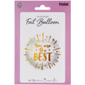 BALON FOLIOWY YOU ARE THE BEST 45cm JESTEŚ NAJLEPSZY BALON FOLIOWY YOU ARE THE BEST 45cm JESTEŚ NAJLEPSZY