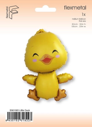 BALON FOLIOWY ŻÓŁTA KACZUSZKA 82cm RADOSNE PISKLĘ