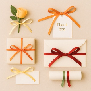 TASIEMKA SATYNOWA 6mm ŻÓŁTA 25m