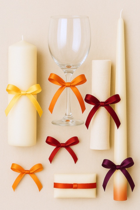 TASIEMKA SATYNOWA 6mm ŻÓŁTA 25m