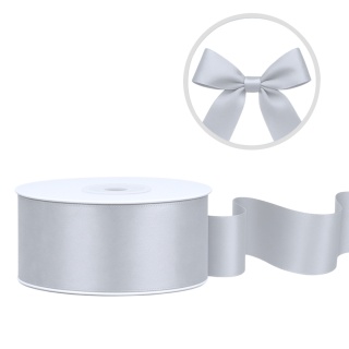 TASIEMKA SATYNOWA 25mm SREBRNA 25m