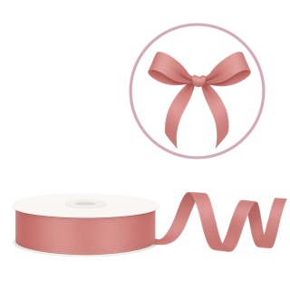 TASIEMKA SATYNOWA 12mm DYMIONY RÓŻ 25m