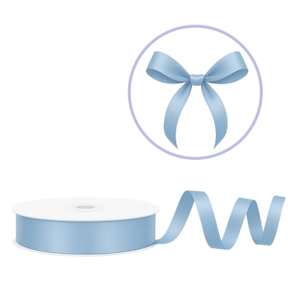 TASIEMKA SATYNOWA 12mm NIEBIESKA MGLISTA 25m