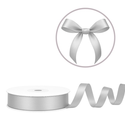 TASIEMKA SATYNOWA 12mm SREBRNA 25m