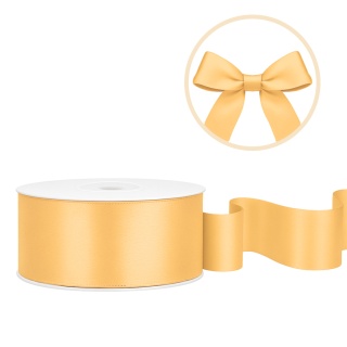 TASIEMKA SATYNOWA 25mm MIODOWA JASNA 25m