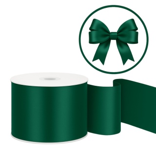 TASIEMKA SATYNOWA 50mm BUTELKOWA ZIELEŃ 25m