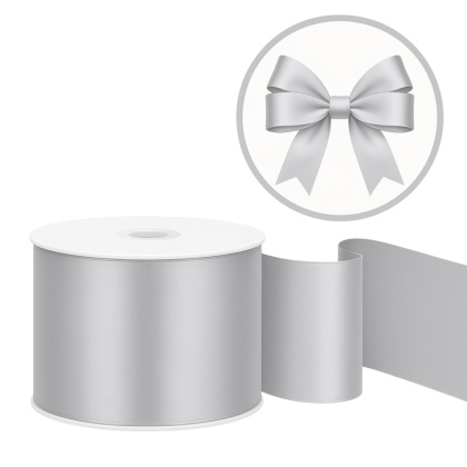 TASIEMKA SATYNOWA 50mm SREBRNA 25m