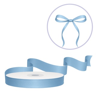 TASIEMKA SATYNOWA 6mm NIEBIESKA MGLISTA 25m