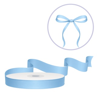 TASIEMKA SATYNOWA 6mm NIEBIESKA MGLISTA JASNA 25m