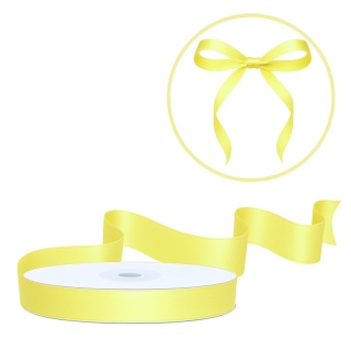 TASIEMKA SATYNOWA 6mm ŻÓŁTA 25m